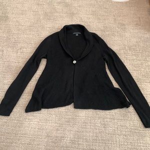 Banana Republic Button Cardigan Rabbit Hair Black Small